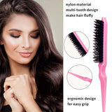 3pcs/lot Double Sided Edge Control Hair Comb Hair Styling Hair Brush Accessories New Brush Comb Styling Partition Comb