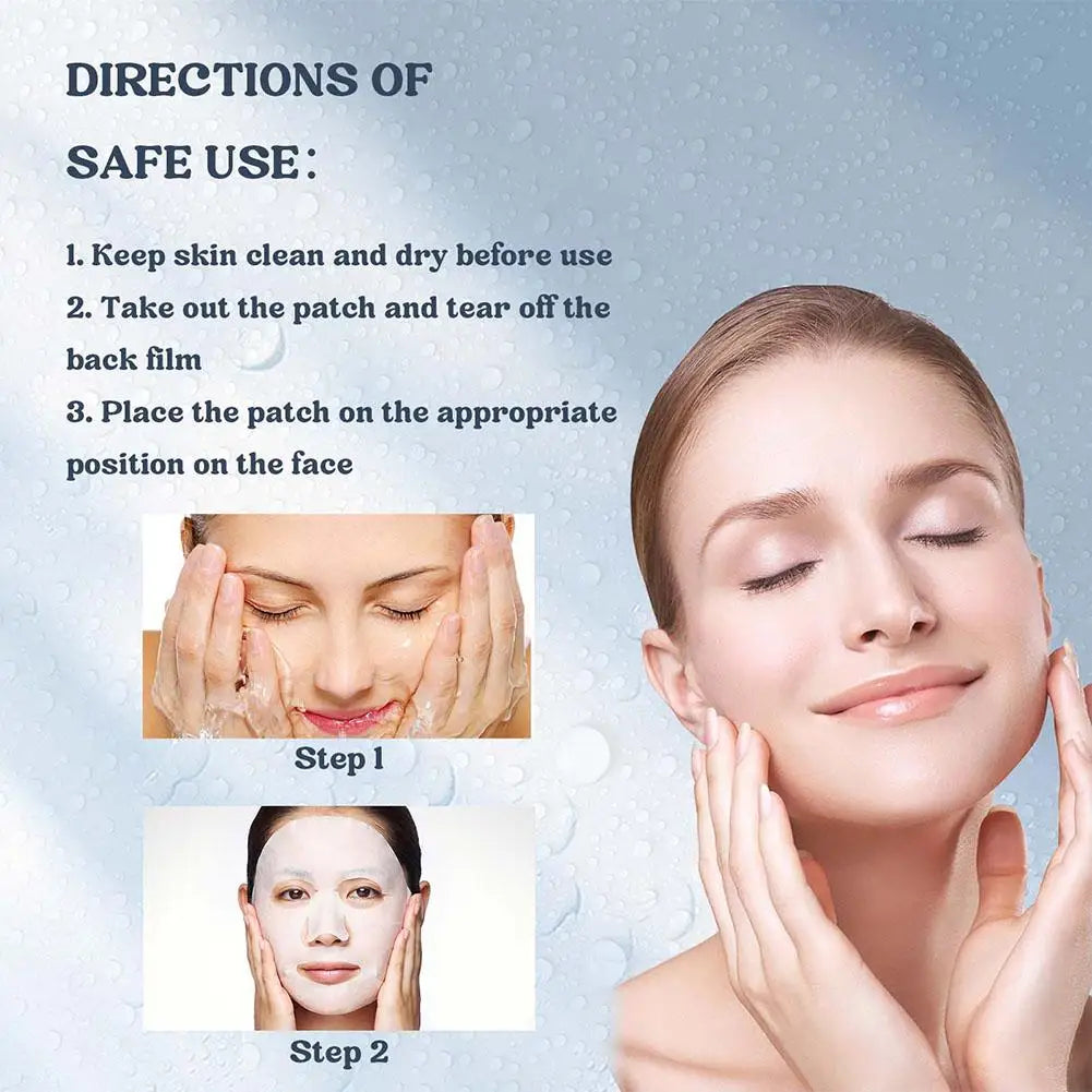 Bio Collagen Real Deep Mask Shrink Pores Deep Hydrating Overnight Face Mask Moisturizing Refreshing Brightening Face Skin Care
