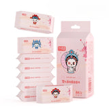 64pcs Disposable Mini Hand Wipes/Portable Travel Size Special Extraction Hand and Mouth Cleaning Wipes Fo Home School Supplies