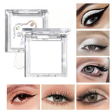 Long Lasting Matte highlights with eyeshadow tray - Shiny glitter for natural contours of all skin tones, orange and white