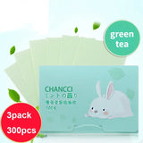 100/300pcs/6Packs Protable Face Oil Blotting Paper Matting Wipes Facial Cleanser Oil Control Oil-absorbing Face Cleaning Tools