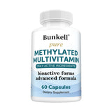 High-potency Methylated Multivitamin Supplement, with Vitamins C, D, B12 To Support Energy and Focus, and Maintain Heart Health