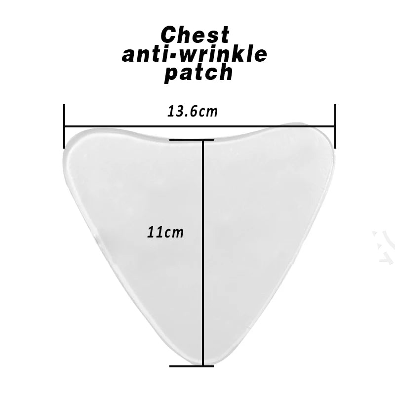 Anti-wrinkle Chest Pads Silicone Chest Patches Reusable Invisible Skin Lift Anti-Aging Wrinkle Pads Smoothing Wrinkle Patch