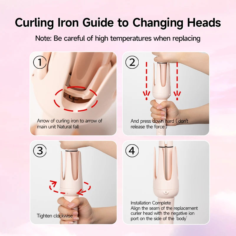 32MM Automatic Hair Curler Auto Rotating Ceramic Hair Roller 40mm Big Waver Professional Curling Iron Curling Wand Hair Waver