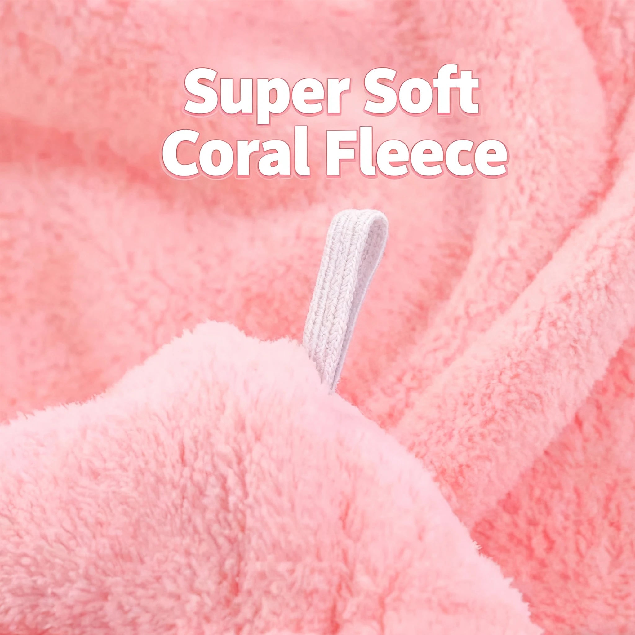 Ultra-Absorbent Coral Fleece Hair Towel Wraps with Button Closure - Quick-Dry, Soft, and Stylish Hair Drying Caps for Women