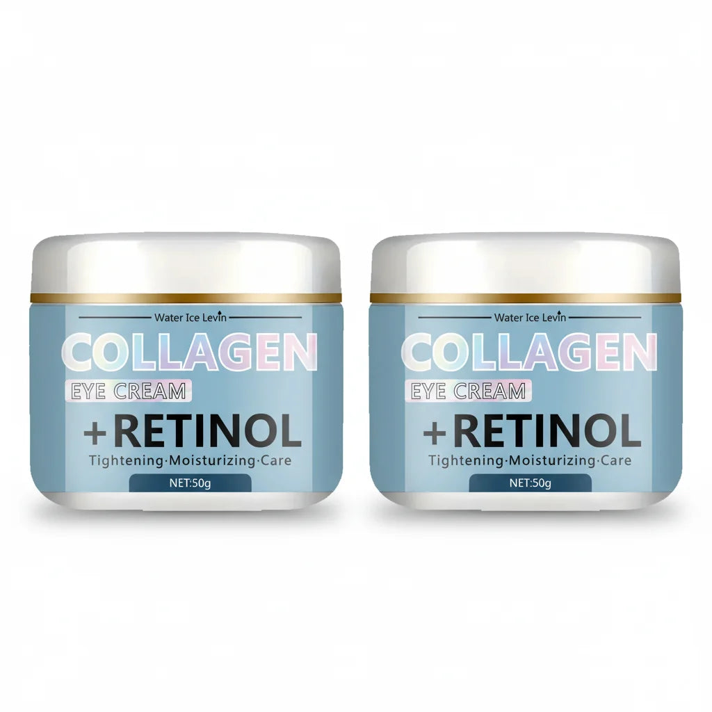 Water Ice Levin Collagen & Retinol Eye Cream: Ice Cream Texture for Deep Moisturizing, Tightening & Caring Easy to Absorb