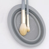 Silicone Makeup Brush Cleaner Bowl Foldable Clean Mat Cosmetic Foundation Eyeshadow Powder Brushes Cleaner Tools Makeup Supplies