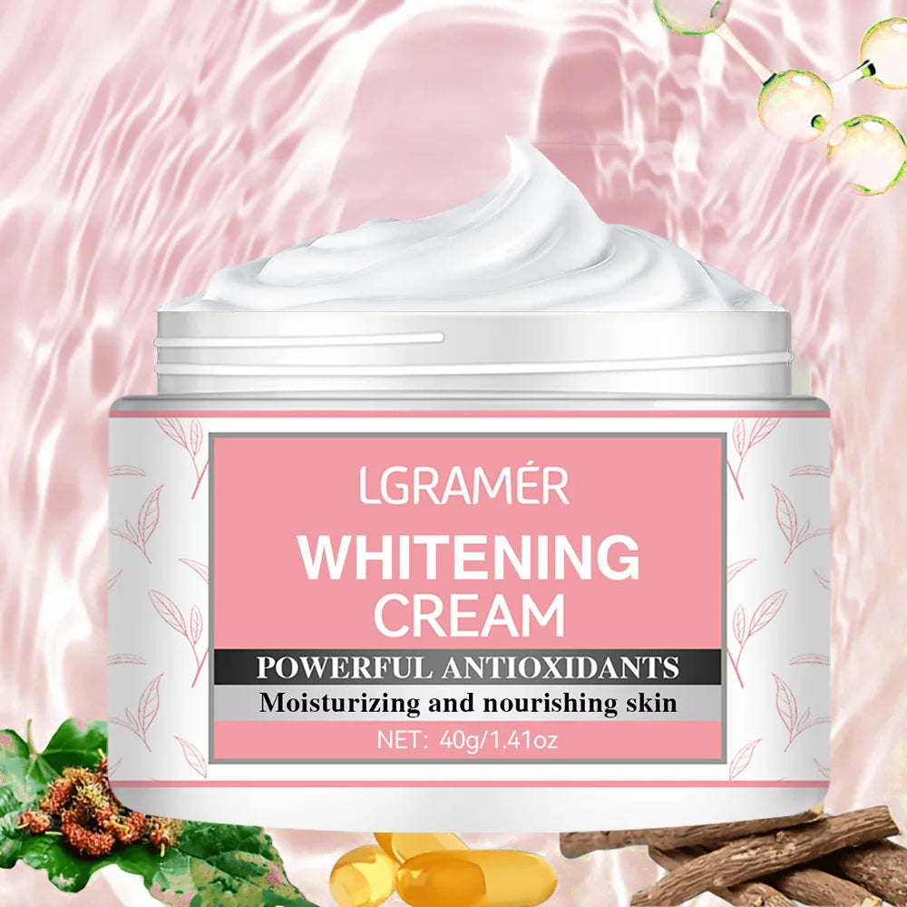 Body Whitening Cream Intimate Areas Underarm Knee Buttocks Private Bleach Remove Melanin Waterproof Brighten Nourish Cream
