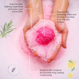 OceAura Christmas Bath Bombs Gift Set Aromatherapy Relax Stress Exfoliating Moisturize Shower Cleaner Handmade Bath Salt Ball