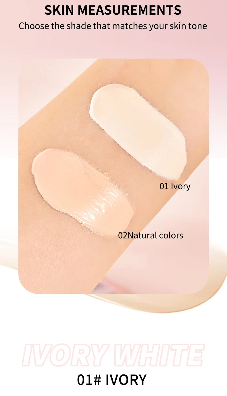 OCHEAL CC Cream Cushion Foundation Cream Long Lasting Moisturizing Concealer Foundation BB Cream For Face Makeup Concelear