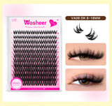 WOSHEER Eyelash Clusters Kit Thick Individual Lashes Lash Bond And Seal And Remover Faux Mink Lashes Eyelash Extension DIY