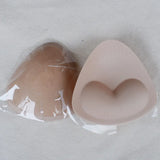 1 Pair Self-Adhesive Inserts Triangle Push Up Pads With Massage Removable Sticky Breast Enhancer Pads Breast Lifter For Women