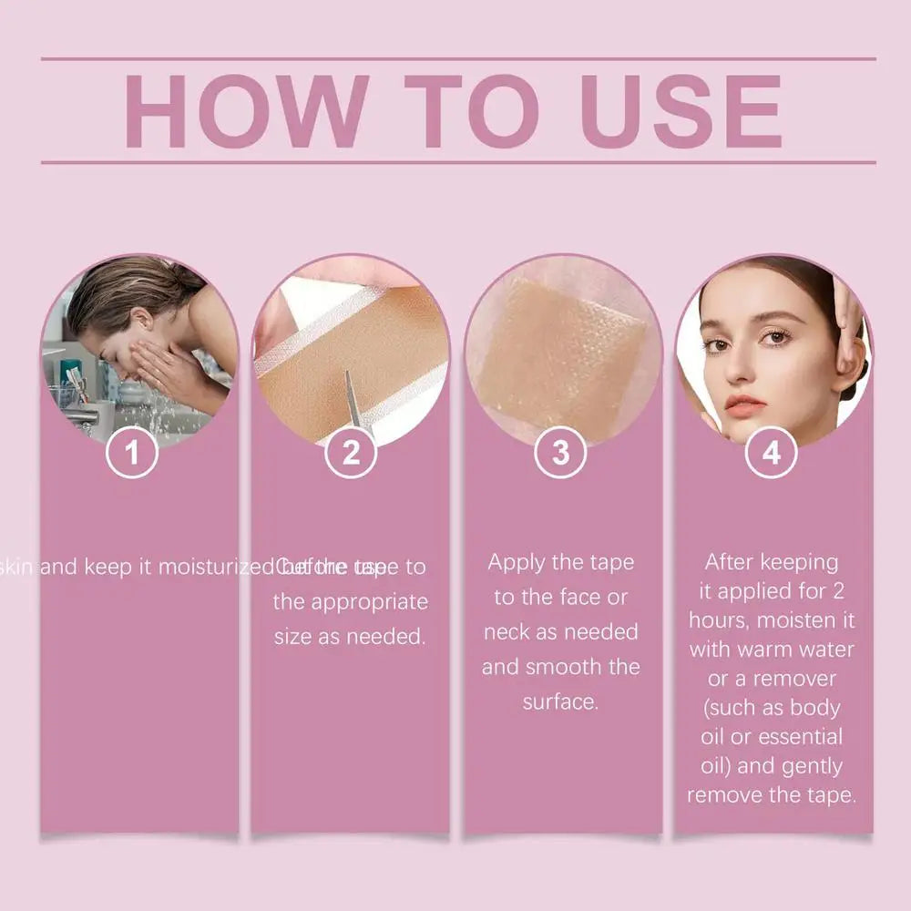 1 Roll Silicone Scar Sheets , 4cmX150cm Self-Adhesive Scar Cover Tape Reusable and Effective Skin Care Strips collagen scar tape