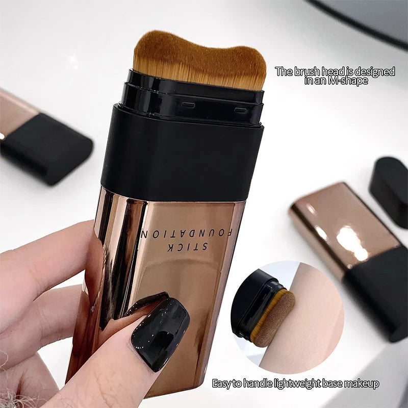 Eraser Foundation Rod Products, Velvet Moisturizing Light Concealer Liquid Foundation, Double Head Foundation Make-up With Brush
