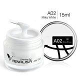 VENALISA Clear Color Extension Gel Pearl Glittle Gel Canni Supply Camouflage Fasting Jelly Nail Gel Self Leveling Acrylic Gel