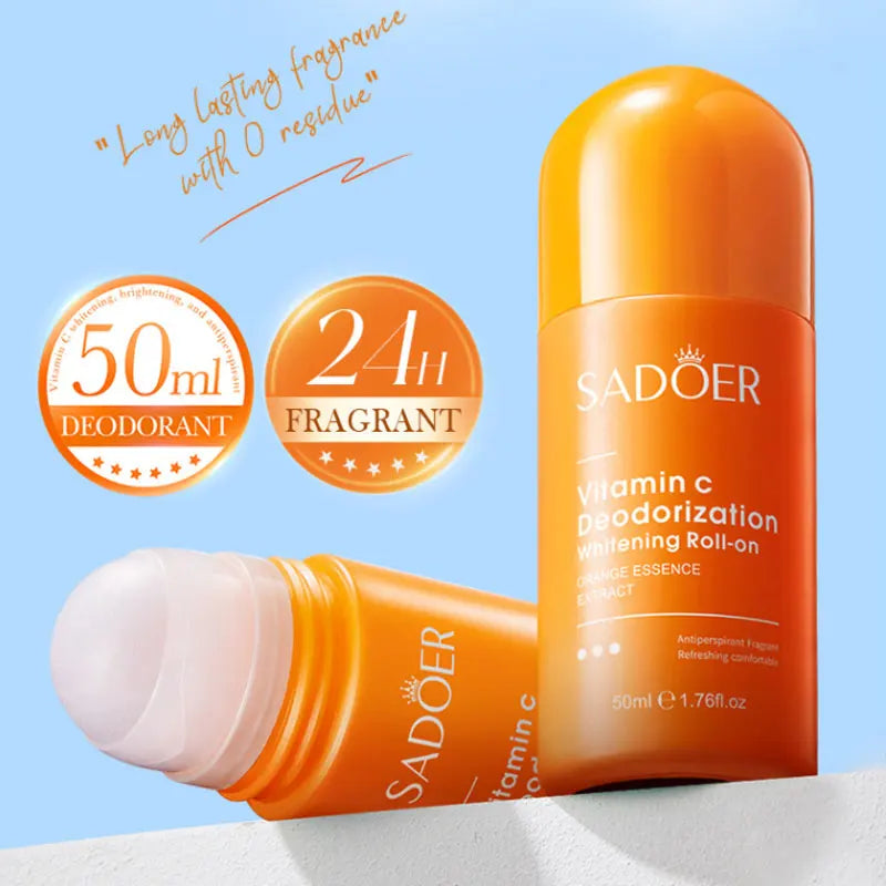 SADOER Vitamin C Underarm Whitening and Brightening Antiperspirant Flavor Roller
