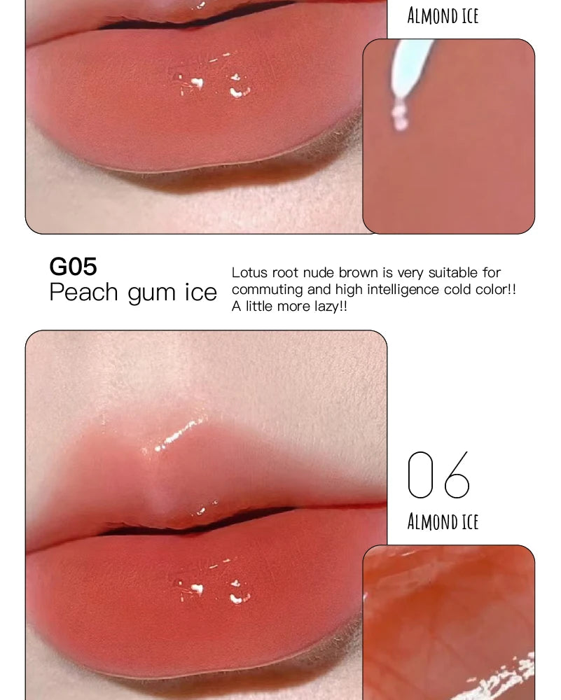 HERORANGE Mirror-like Lip Gloss, Long-Lasting Moisturizing Lip Gloss, Suitable for All Skin, Valentine's Day Gift, Birthday Gift