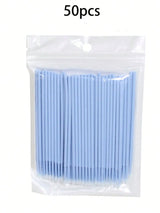 50/100pcs Nano Cleaning Swabs, Ultra Fine Makeup Remover Sticks For Eye Makeup, Contouring, Eyeliner, Lips And Skin Cleansing