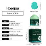 Scalp Scrub Exfoliator With Massage Brush Peppermint Rosemary & Sea Salt For Oil Control Dandruff Deep Cleansing Refreshing Set