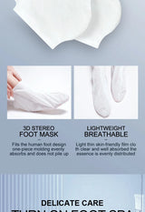 SADOER  Exfoliating Feet Mask Exfoliating Foot Peel Mask Socks Pedicure Peeling Dead Skin Remover Feet Mask Peel Moisturizing