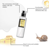 Snail Moisturizing Essence Water Hydrates and Moisturizes, Improves Skin Dryness, Brightening and Nourishing Facial Care Essence