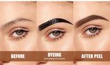 HANDAIYAN 5-color brush head peel-off eyebrow tint Waterproof, long-lasting, and smudge-proof peel-off eyebrow tint