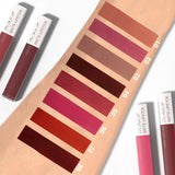 6Pcs/8Pcs Matte Color Lasting Lip Gloss Set Three-Dimensional Plastic Lips Waterproof Anti-Sweat Non-Stick Cup Lipstick Set