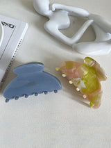 1 Pack French Elegant Acetate Hair Clip New Women's Sweet Shark Clip Medium Exquisite Hair Accessories Headpiece