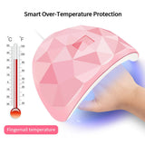 Nail Dryer Lamp UV Light For Nails Eyes Protection UV Lamp for Gel Nails Gel Nail Polish Curing Dryer Home Salon Tool