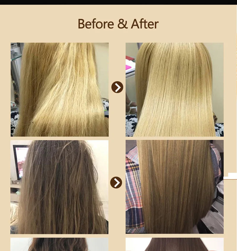 PURC No Steam Hair Mask Intensive Repair Dry Damaged Hair Smooth Silky Anti-Breakage Volumizing Hair Spa Treatment Conditioner