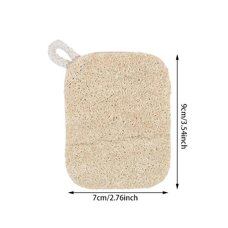 1/3pcs Organic Loofahs Loofah Spa Exfoliating Scrubber Natural Luffa Body Wash Sponge Remove Dead Skin Made Soap Dishwashing