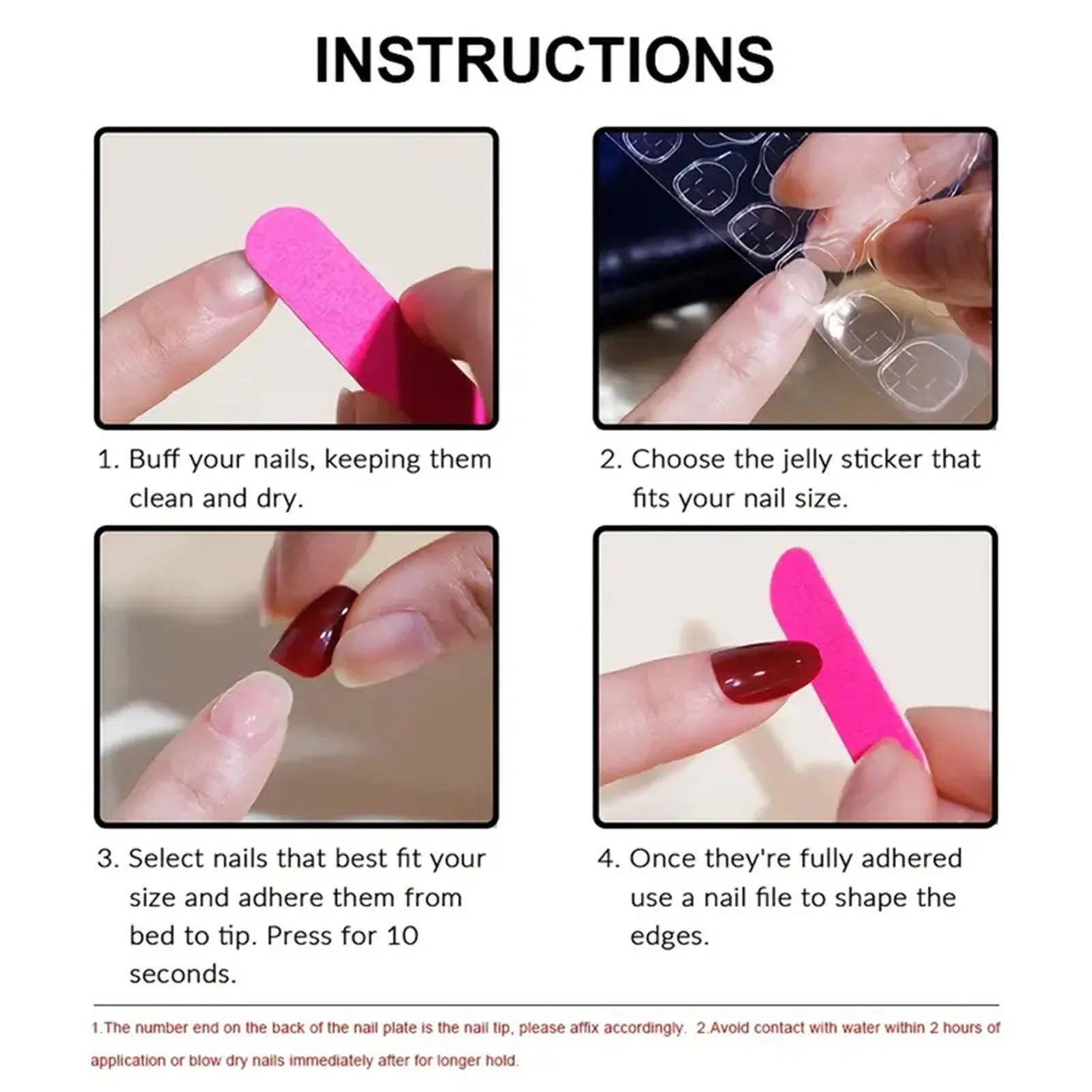 10pcs Handmade Korean Press on Nails Sweet Cool Star Pink White Fake Nail Tips Wearable Summer Night Sky Almond False Nails