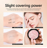Demi Matte Natural Finish Baked Brighten Color Correcting Powder Foundation Buildable Light to Coverage Oil Control Makeup