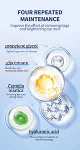 OCHEAL Electric Massage Eye Cream Hyaluronic Acid Firming Fades Fine Lines Eye Care Gel Moisturizing Beauty Eye Skin Care Beauty