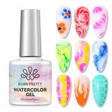 BORN PRETTY 10ml Base Gel Top Coat Rubber Gel Reinforcement Gel for Nails Tools Soak Off UV LED Nail Varnish Function Gel