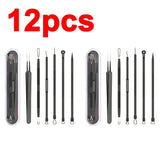 6PCS Pimple Removal Tool Blackheads Acne Remover Face Cleaning Kit Black Dots Remover Acne Tool Pimple Patches Acne LBHL16