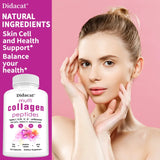 Multi-collagen Peptides - Anti-aging, Brightening Skin Tone, Firming Skin, Hair, Nail, Skin, and Joint Health Supplements