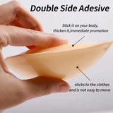Women Triangle Nipple Cover Sticker Boost Inserts Bra Lift Up Bra Pads Adhesive Cup Chest Patch Breast Invisible Bra Bikini Pad