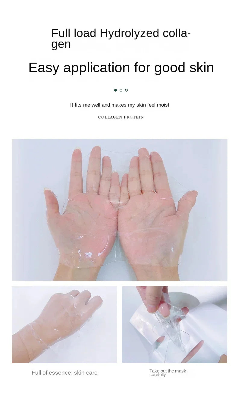 5pcs*30ml Hot Sale Seaweed Collagen Filling Crystal Mask Replenishing Fruit Jelly Skin Transparent Mask Skin Care Masque