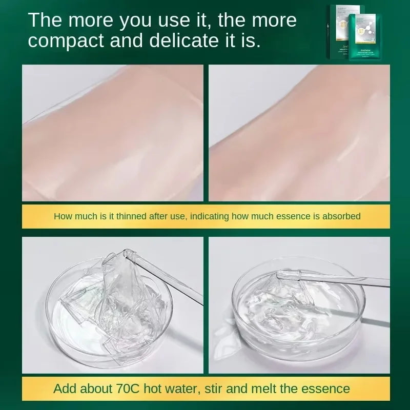 5pcs*30ml Hot Sale Seaweed Collagen Filling Crystal Mask Replenishing Fruit Jelly Skin Transparent Mask Skin Care Masque