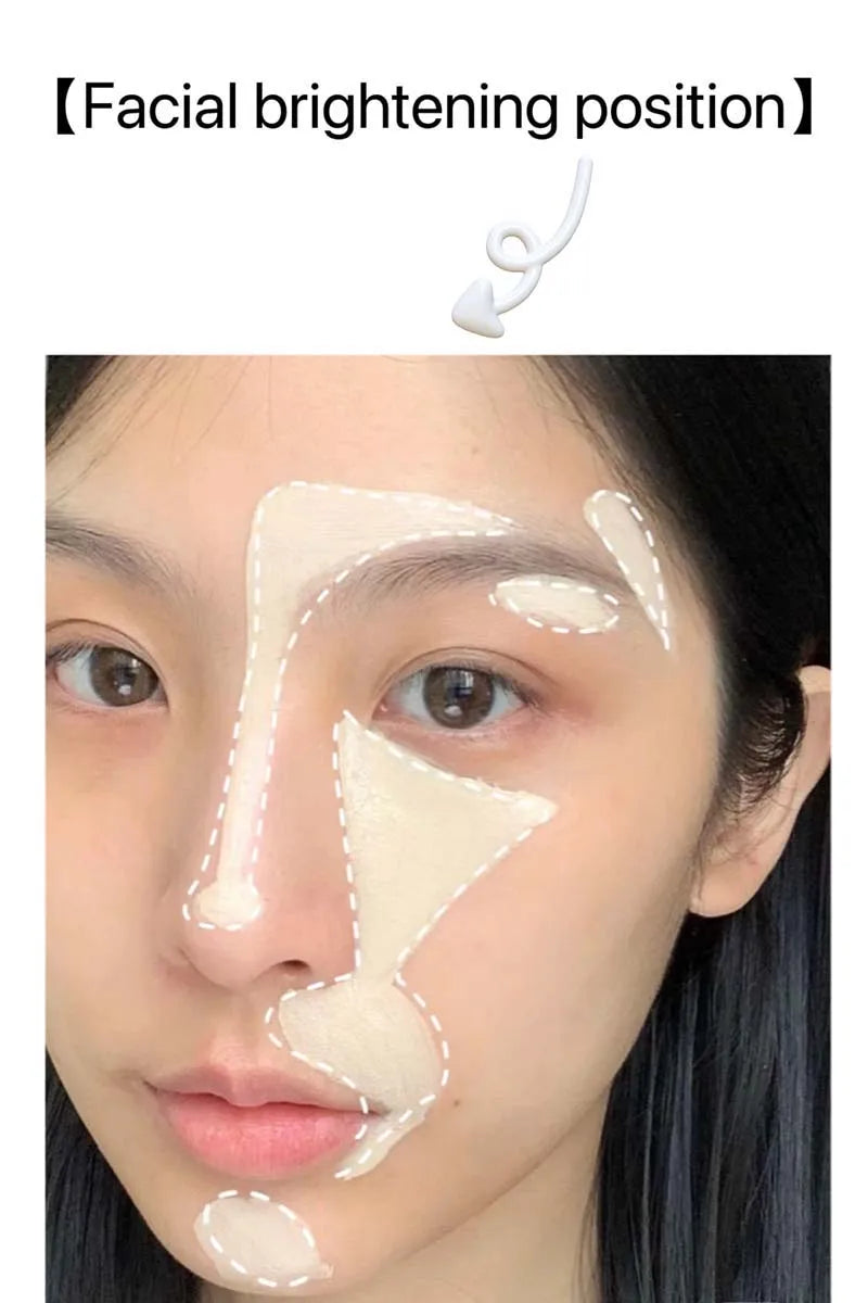 Cappuvini Crystal Ice Concealer Cream Covers Dark Circles And Acne Scars Brightens Skin Tone And Contours For Daily Makeup