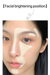Cappuvini Crystal Ice Concealer Cream Covers Dark Circles And Acne Scars Brightens Skin Tone And Contours For Daily Makeup