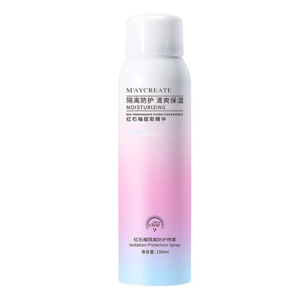 Red Pomegranate Whitening Essence Sunscreen Spray Waterproof Body Neck Moisturizing Hydrating Anti UV Protection For Skin Care