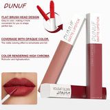 6Pcs/8Pcs Matte Color Lasting Lip Gloss Set Three-Dimensional Plastic Lips Waterproof Anti-Sweat Non-Stick Cup Lipstick Set