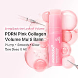 PDRN Pink Collagen Volume Multi Balm Stick Face & Body Balm for Under-Eyes, Neck, Forehead, Smile Lines,  Radiance Care K-Beauty