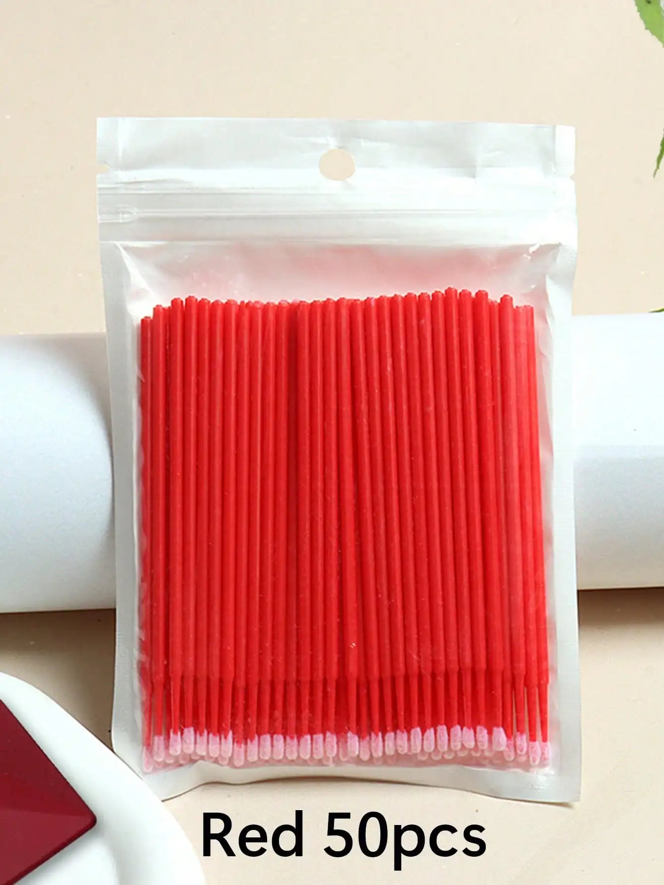 50/100pcs Nano Cleaning Swabs, Ultra Fine Makeup Remover Sticks For Eye Makeup, Contouring, Eyeliner, Lips And Skin Cleansing
