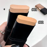 Eraser Foundation Rod Products, Velvet Moisturizing Light Concealer Liquid Foundation, Double Head Foundation Make-up With Brush