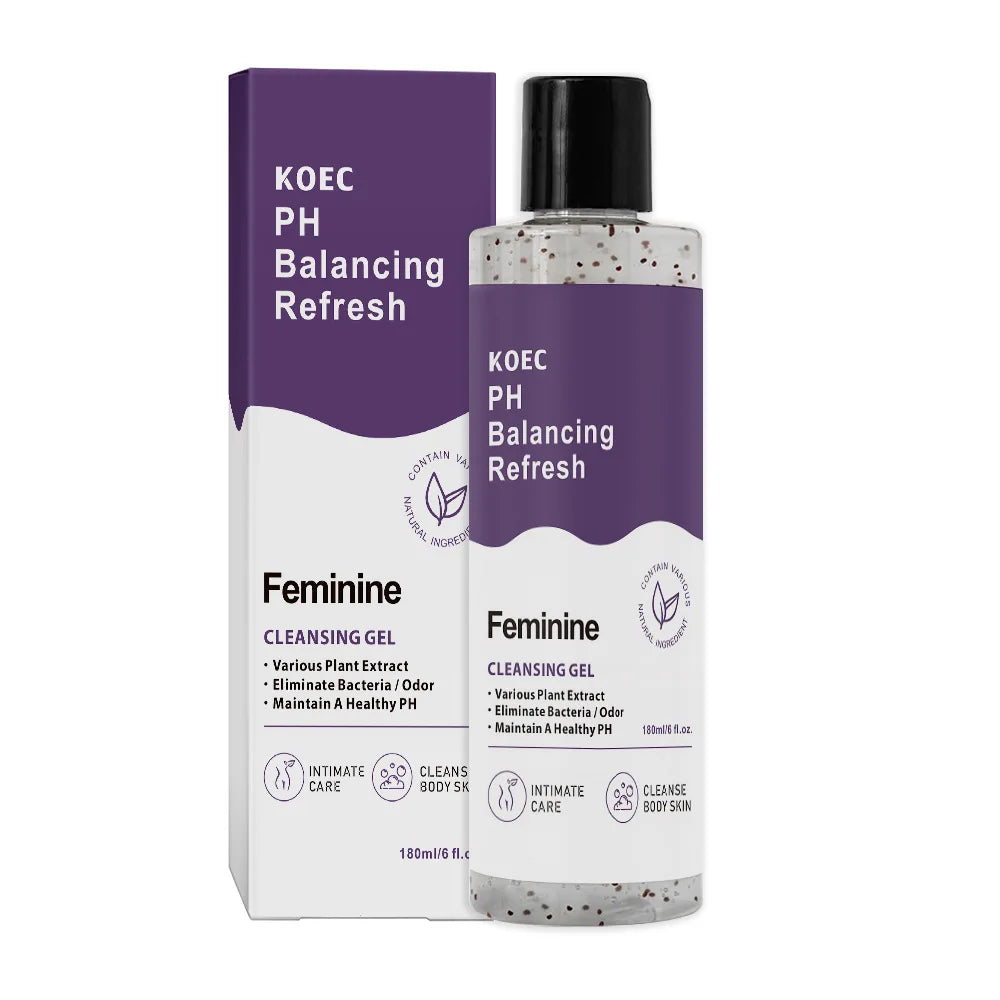 Body Wash,Intimate Hygiene Women Refresh PH Balancing Shower Gel,Feminine Care Gentle Cleansing,Odor Control,Skin Nourishment
