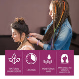 Styling Braiding Gel Wax Carbomer Long Lasting Strong Hold Pomade Anti-Frizz Smooth Hair Finishing Shaping Hair Edge Control