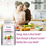 Women's Multivitamin Multimineral Capsules - Magnesium Biotin Calcium Selenium, Supports Skin Nails Joint Bone Immune Energy